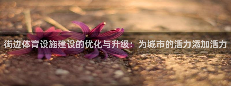 意昂5(KGAME)代理：街边体育设施建设的优化与升级：为城 